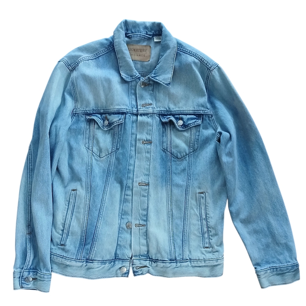 Vtg Levi's Signature Jean Jacket Men Medium